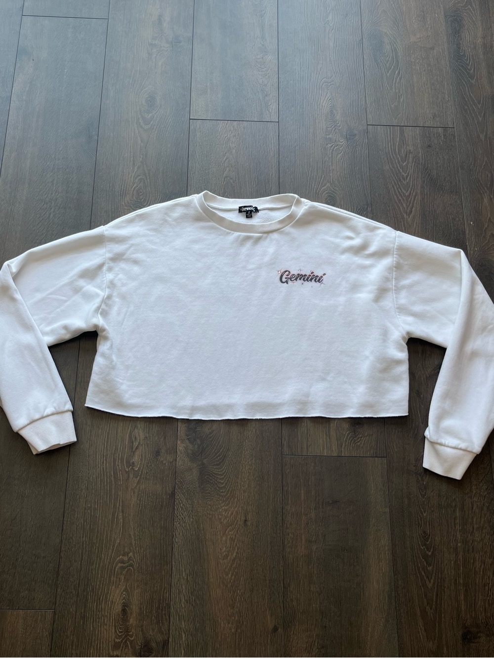 Horoscopez Dolls Kill Cropped 'Gemini' Sweatshirt